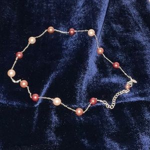 RMN Faux Pearl & Silver-Tone Metal Necklace